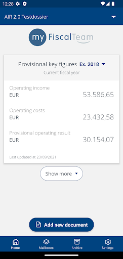 MyFiscalTeam Screen 2