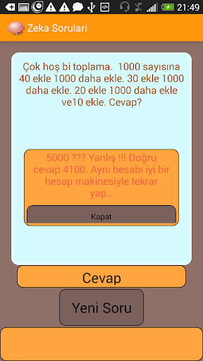 Zeka Soruları Screen 3