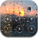RainDrops password Lock icon