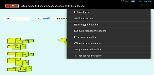 Android application Composit Cubs for Android screenshort