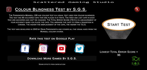 Colour Blindness Test by S.G.S Screen 2