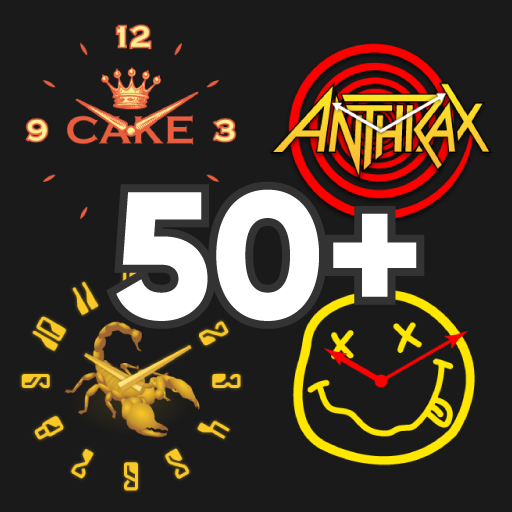 Rock Band Clock  Icon