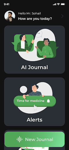 Android application Cheers Health screenshort