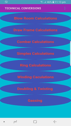 Textile Calculations & Convers Screenshot 2 - AppWisp.com