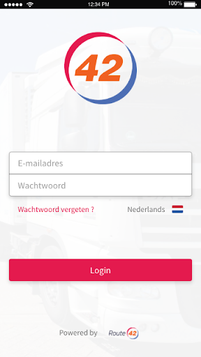 Android application Route42 screenshort