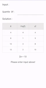 Quartile Calculator