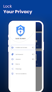 Smart touch App lock screen