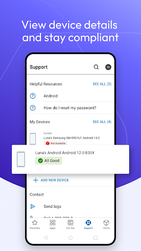 Screenshot of Intelligent Hub