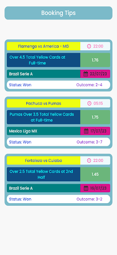 Android application MillionsPro Soccer Predictions screenshort