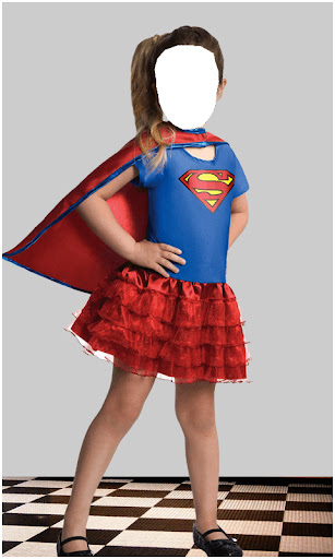 Kids Super Girl Photo Suit Screen 2