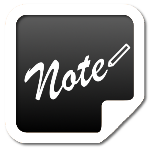 Dark Notes Handwriting  Icon