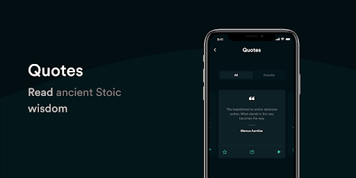 Screenshot of Stoa: Stoic Meditation