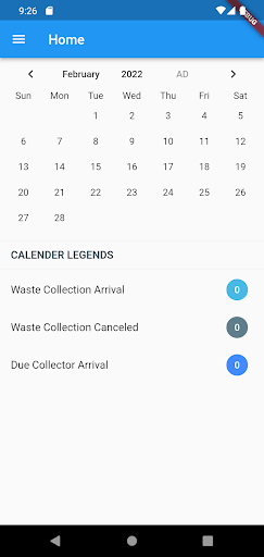Android application Waste Concern Nepal screenshort