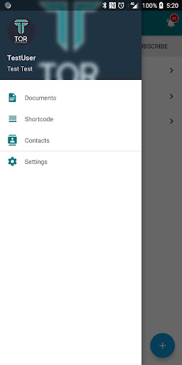 Android application TOR screenshort
