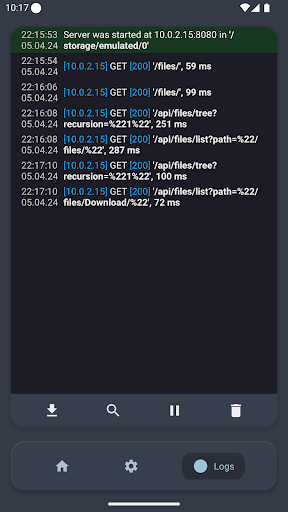Screenshot of HTTP FS PRO (file server)