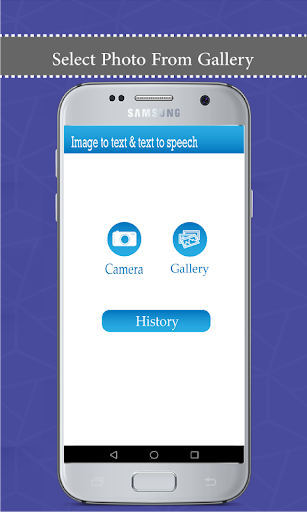 Android application Image to Text to Speech ML OCR screenshort