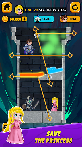 Rescue Hero: Pull The Pin - Puzzle - games