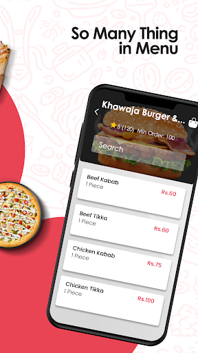Dastak - Food App Screen 2