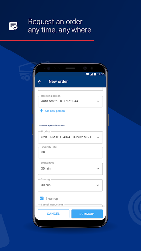 CEMEX Go – ReadyMix Go Screen 3