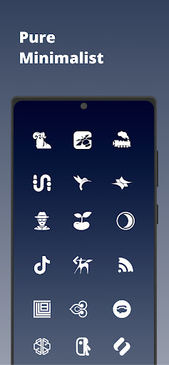 White Moonlight - Icon Pack Screen 3