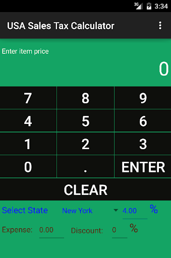 USA Sales Tax Calculator Screen 3