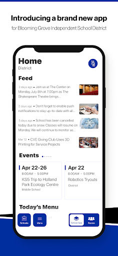 Android application Blooming Grove ISD screenshort