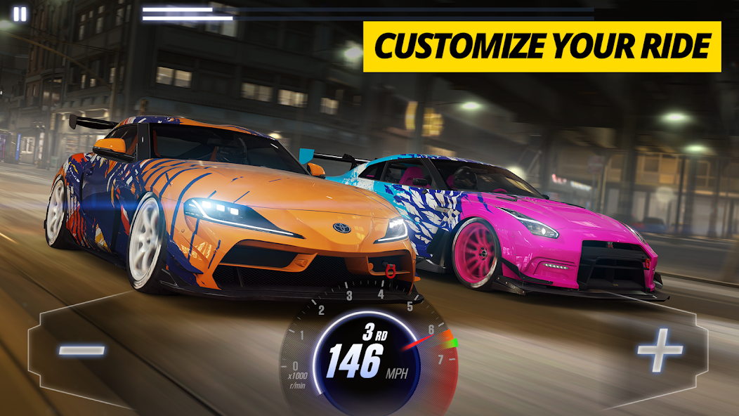 CSR 2 Realistic Drag Racing 5.0.0 APK + Мод (Unlimited money) за Android