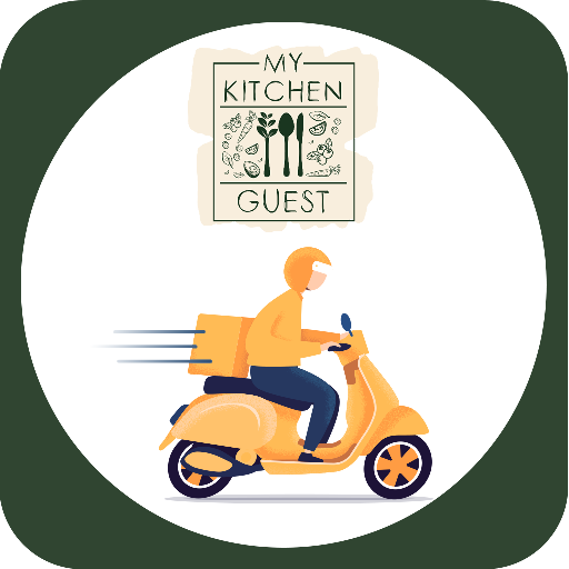My Kitchen Guest: Delivery boy logo