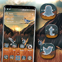 Sparrows Art Launcher Theme