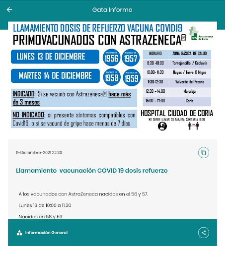 Gata Informa Screen 3