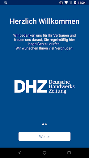 Android application Deutsche Handwerks Zeitung screenshort