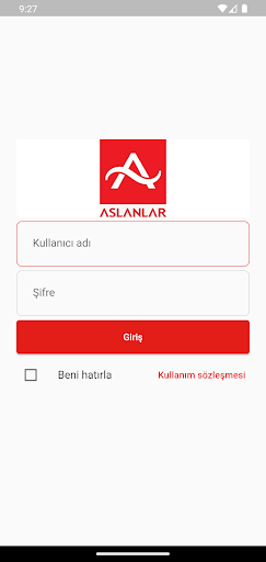Android application Aslanlar Grup Enerji screenshort