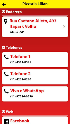 Pizzaria Lilian Screen 3