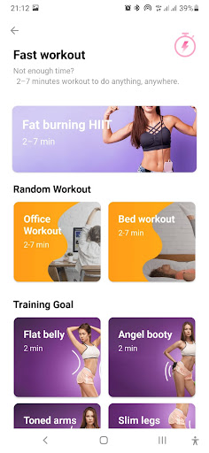Fitness Curvy Screen 2