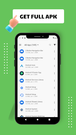 Android application APK Share & App Info screenshort