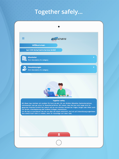 CON together safely Screen 3