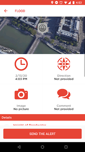 Screenshot of SIGNALERT