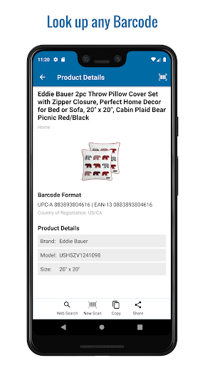 Barcode Spider: Scanner Screen 2