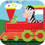 Zoo Train Free Game For Kids icon