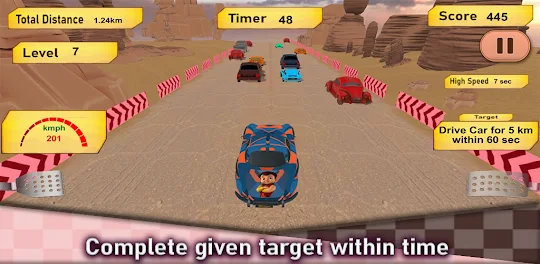 Super Bheem Car Racing Game