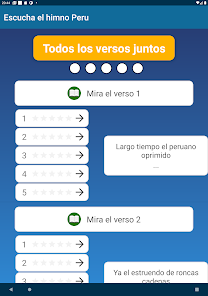 Imágen 14 Himno Peru 6 Estrofas Aprender android