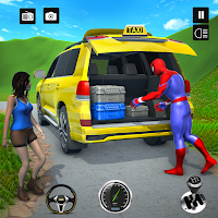 Superhero Car Games Taxi Games