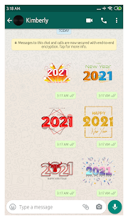 Sticker Happy New Year 2021 WAStickerApps  Screenshots 5