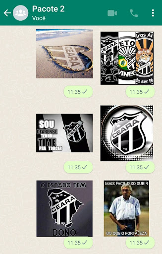 Figurinhas do Ceará | Vozão Screen 2