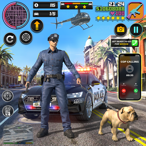 لعبة محاكاة سيارة الشرطة