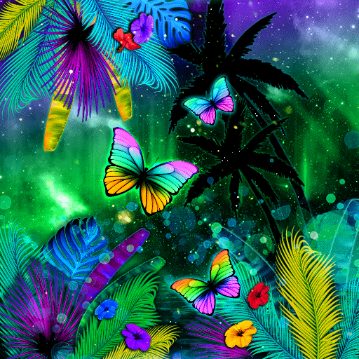 Aurora Tropical Sky- Wallpaper logo