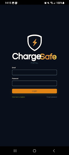 Android application ChargeSafe Portal screenshort