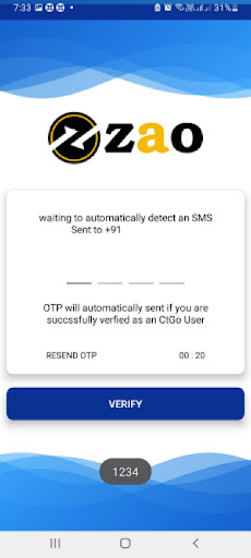Android application ZAO Cabs & Carpool screenshort