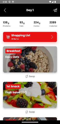 SophFit Screen 2