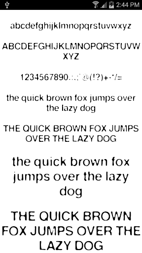 Android application Fonts Message Maker screenshort
